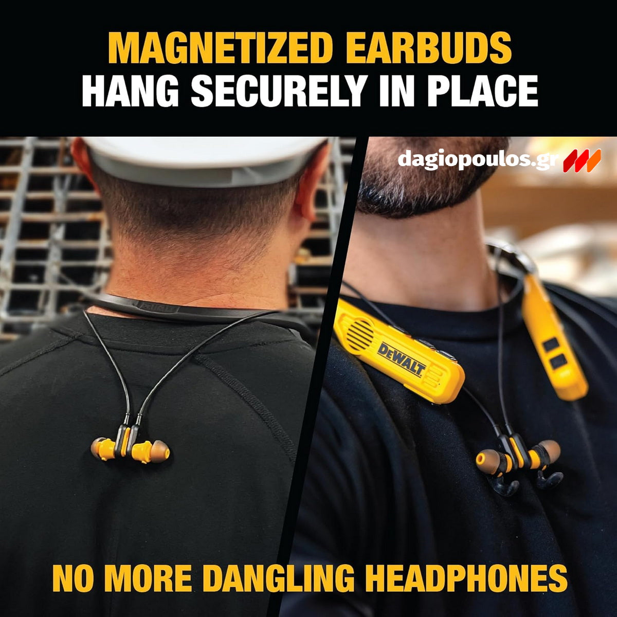 DeWalt 1902093DWG Ασύρματα Ακουστικά Pro Max με Στήριξη Λαιμού