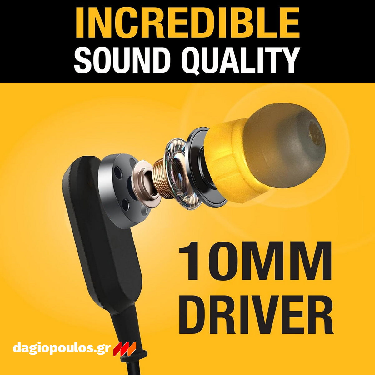 DeWalt 1909935DWG Ασύρματα In‑Ear Ακουστικά Bluetooth