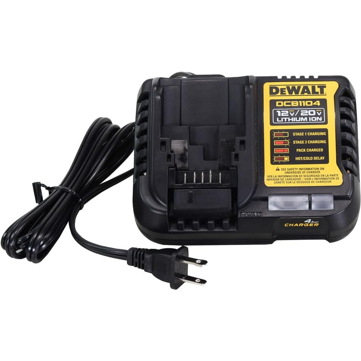 DeWalt DCB1104H2-QW Σετ Φορτιστής DCB1104 12-18V Με 2 Μπαταρίες DCB518 5.0Ah Powerstack