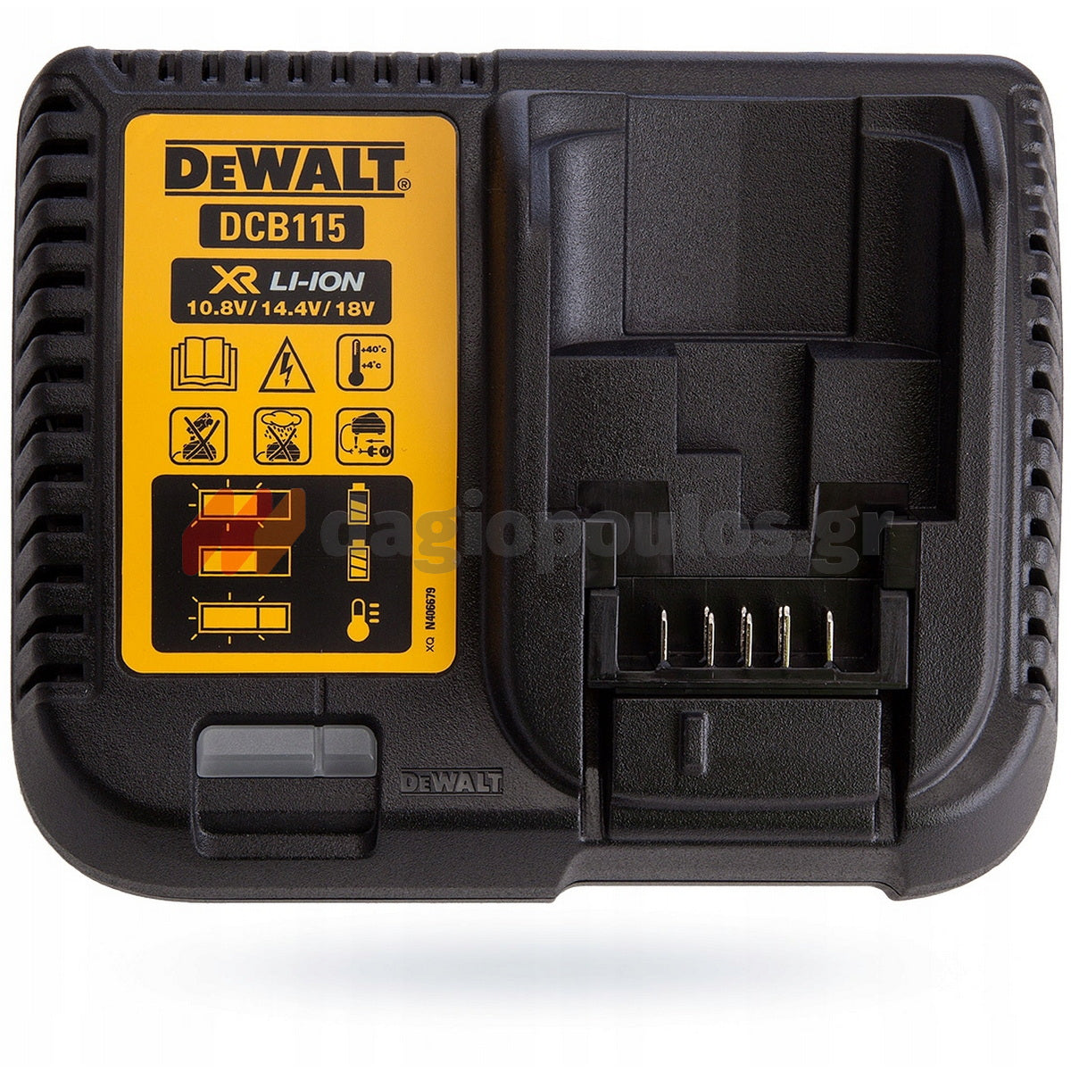 DeWalt DCB115D2-QW Σετ Φορτιστής DCB115 XR Flexvolt 18V Με 2 Μπαταρίες DCB183 18V Li-Ion XR 2.0Ah