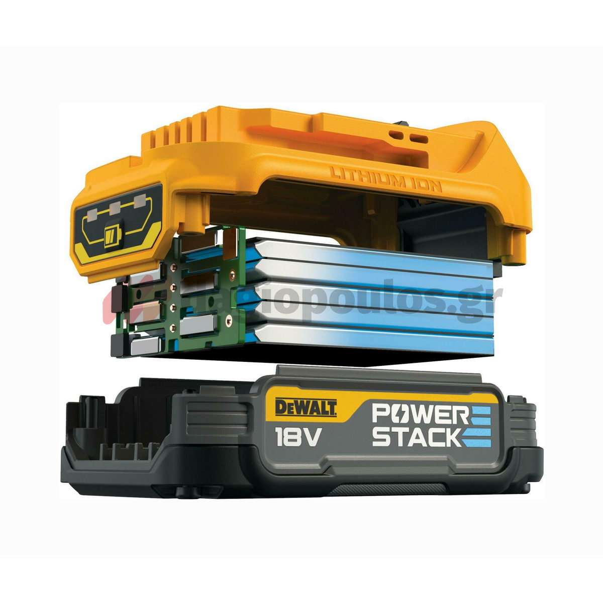 DeWalt DCBP034-XJ Powerstack Επαναφορτιζόμενη Μπαταρία 18V Li-Ion 1.7Ah