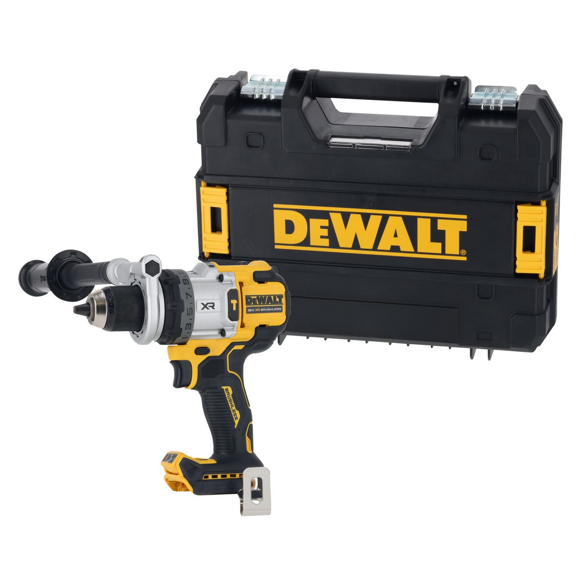 DeWalt DCD1007NT-XJ Brushless Κρουστικό Δραπανοκατσάβιδο Μπαταρίας 18V Li-Ion SOLO Με Βαλίτσα T-Stak