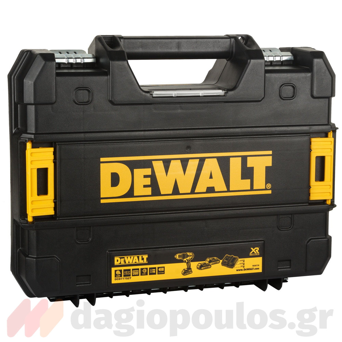 DeWalt DCD777S2T-QW Brushless Δραπανοκατσάβιδο Μπαταρίας 18V XR Με 2 Μπαταρίες 1.5Ah Li-Ion - Βαλίτσα