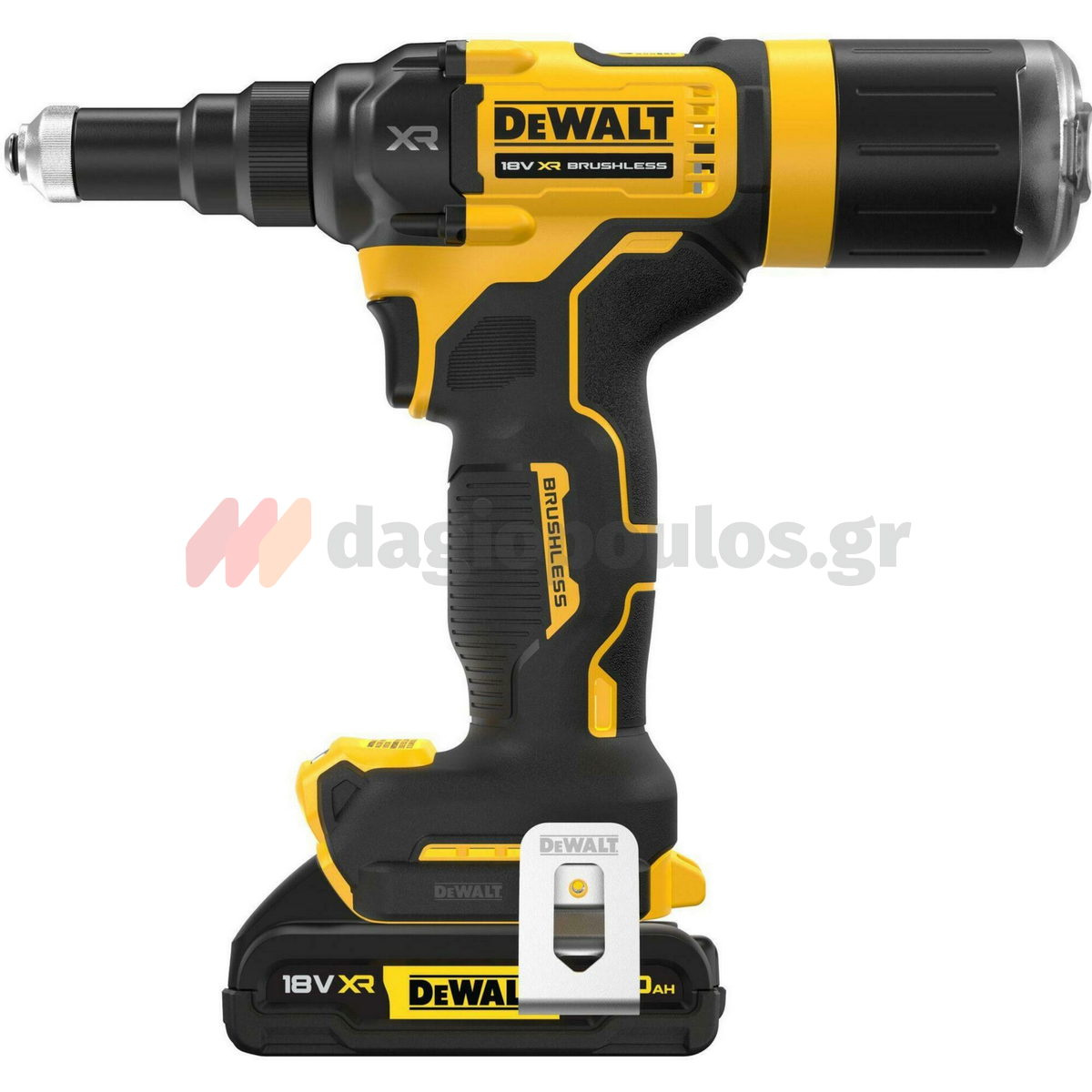 DeWalt DCF403D2GT-QW Brushless Πριτσιναδόρος Μπαταρίας 18V Li-Ion XR 4.8mm Με 2 Μπατ.2.0Ah - Φορτιστή - Βαλίτσα T-Stak
