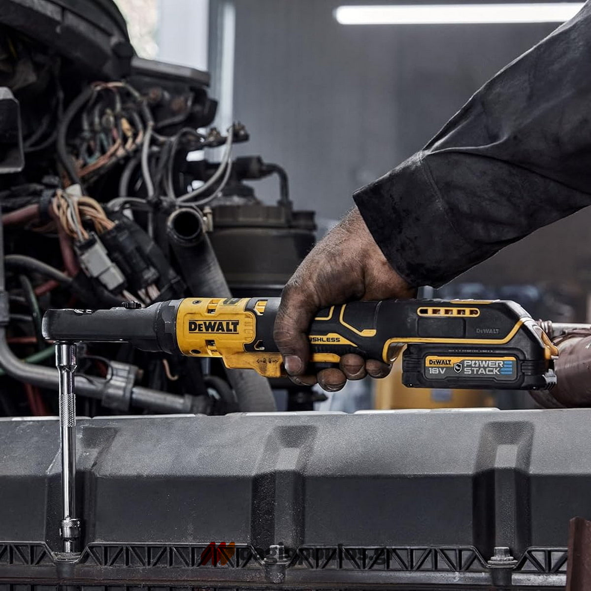 DeWalt DCF510E2G-QW Brushless Καστάνια Μπαταρίας 18V Li-Ion 1/2" 3/8" Με 2 Μπατ.1.7Ah - Φορτιστή - Βαλίτσα