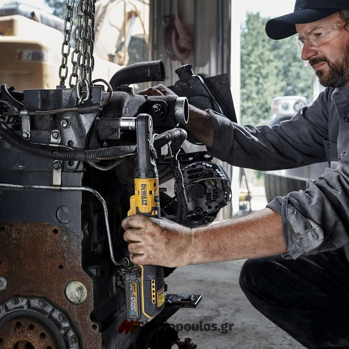 DeWalt DCF510E2G-QW Brushless Καστάνια Μπαταρίας 18V Li-Ion 1/2" 3/8" Με 2 Μπατ.1.7Ah - Φορτιστή - Βαλίτσα
