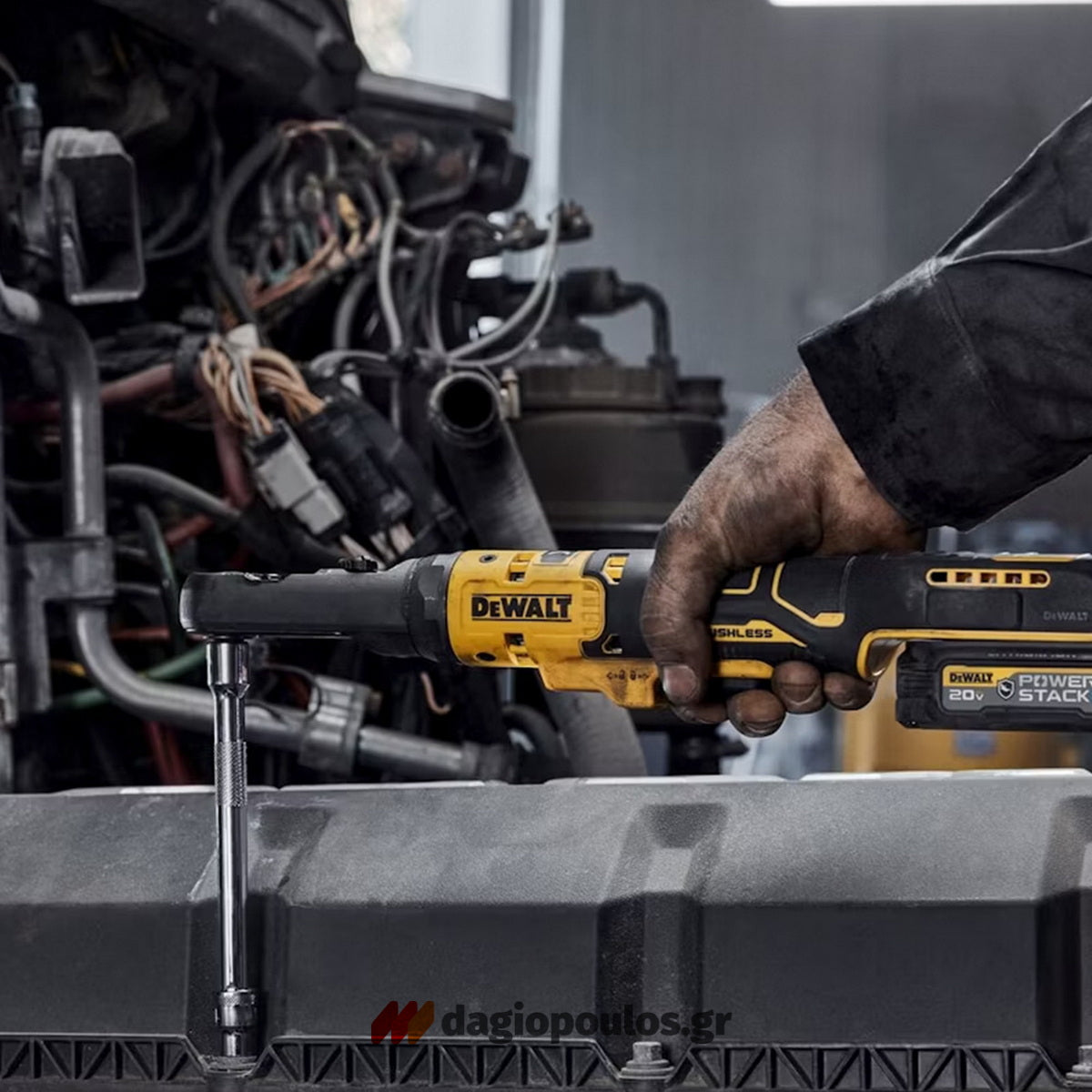 DeWalt DCF510E2G-QW Brushless Καστάνια Μπαταρίας 18V Li-Ion 1/2" 3/8" Με 2 Μπατ.1.7Ah - Φορτιστή - Βαλίτσα