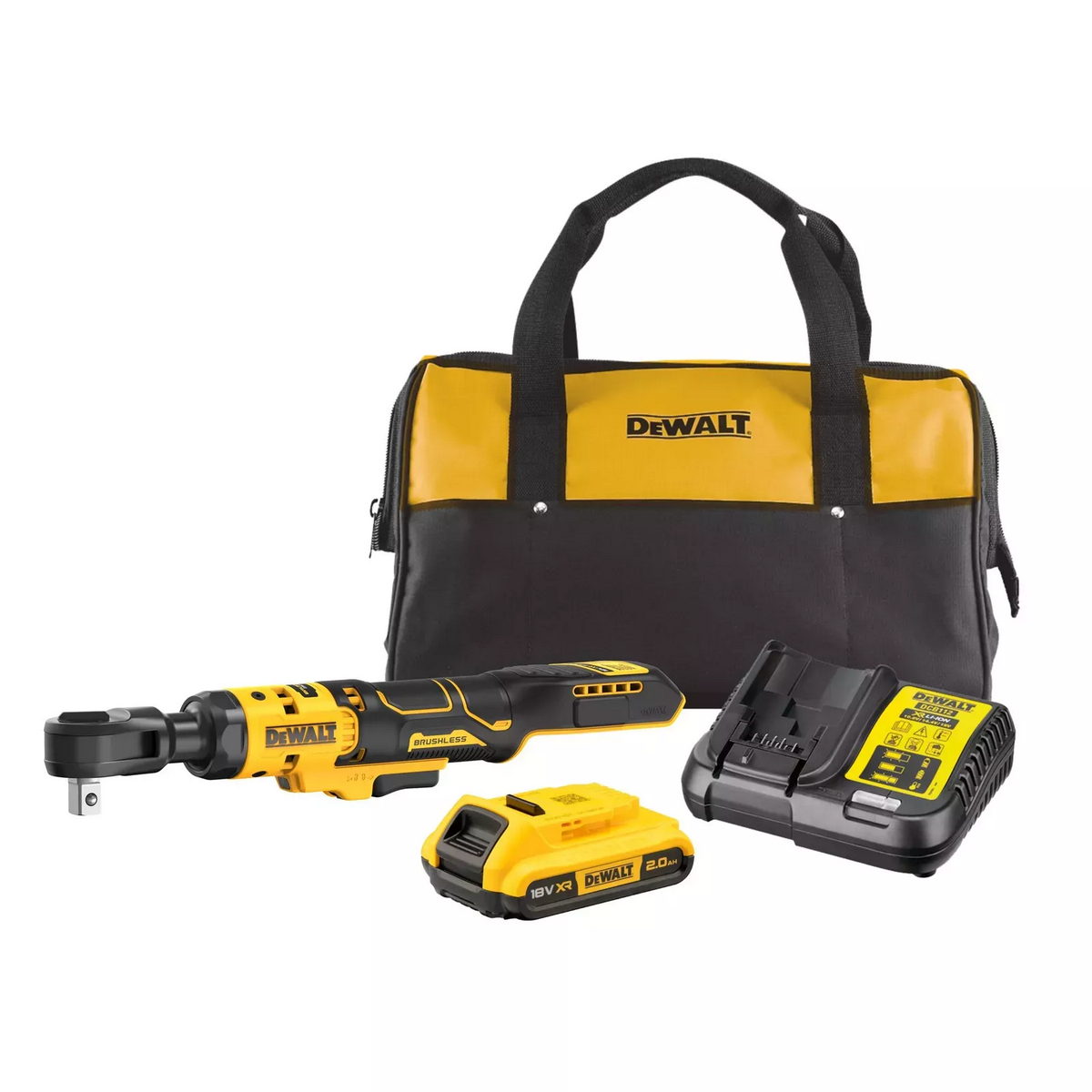 DeWalt DCF512D1-QW Brushless Καστάνια Μπαταρίας 1/2" 95NMm 18V Li-Ion Με Μπατ.2.0Ah-Φορτιστής-Τσάντα Μεταφοράς