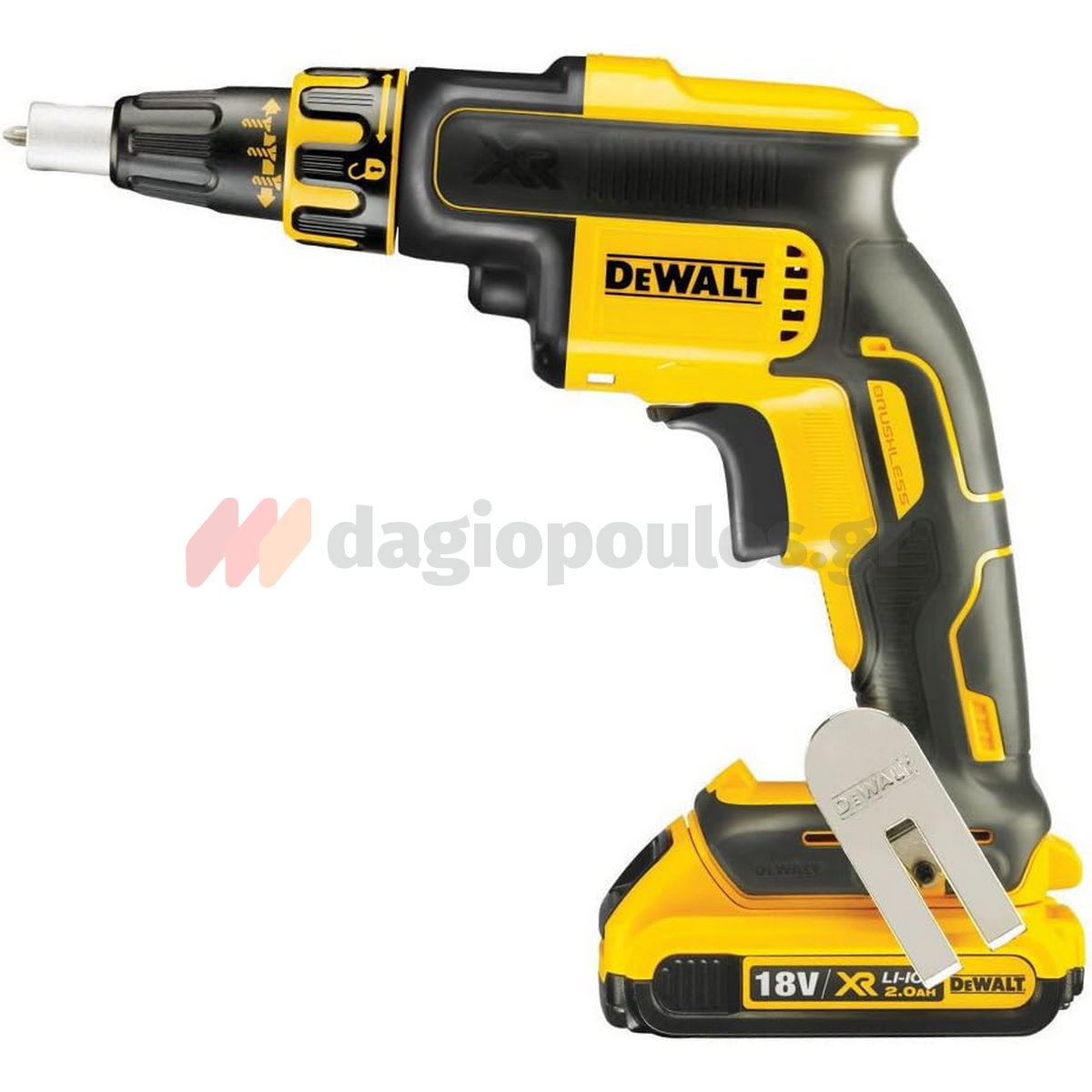 DeWalt DCF620D2-QW Brushless Κατσαβίδι Γυψοσανίδας Μπαταρίας 18V Li-Ion Με 2 Μπατ.2.0Ah - Φορτιστή - Βαλίτσα T-Stak