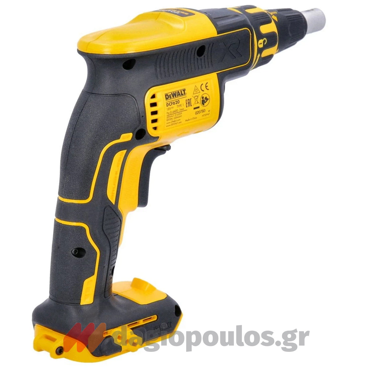 DeWalt DCF620P2K-QW Brushless Κατσαβίδι Γυψοσανίδας Μπαταρίας 18V Li-Ion Με 2 Μπατ.5.0Ah XR - Τροφοδότη Δεσμίδας - Φορτιστή - Βαλίτσα T-Stak