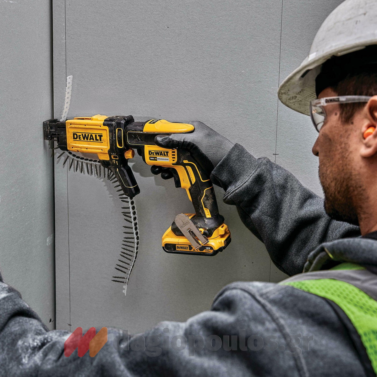 DeWalt DCF620P2K-QW Brushless Κατσαβίδι Γυψοσανίδας Μπαταρίας 18V Li-Ion Με 2 Μπατ.5.0Ah XR - Τροφοδότη Δεσμίδας - Φορτιστή - Βαλίτσα T-Stak