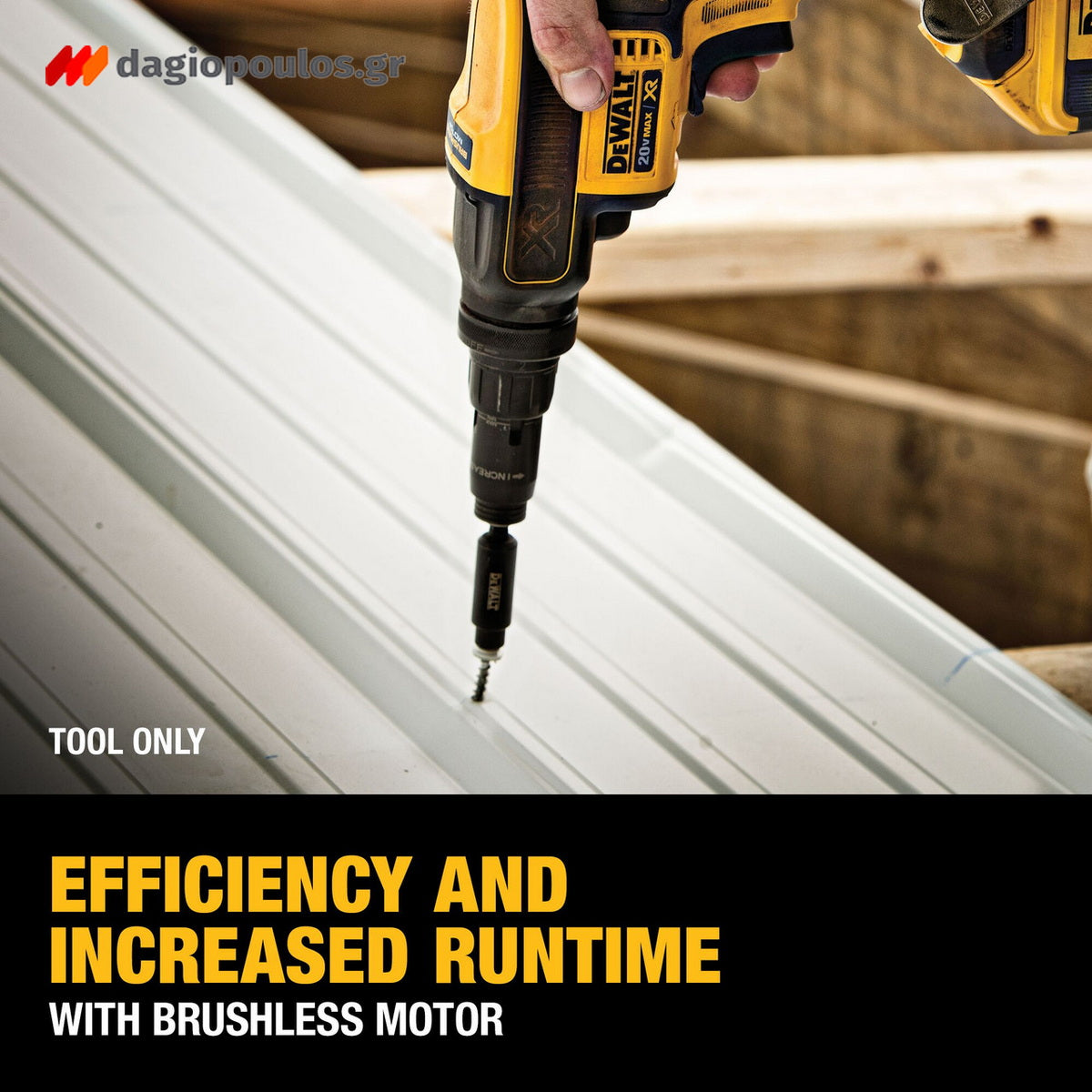 DeWalt DCF622N-XJ Brushless Κατσαβίδι Γυψοσανίδας-Μεταλλικών Κατασκευών Μπαταρίας 18V Li-Ion XR SOLO