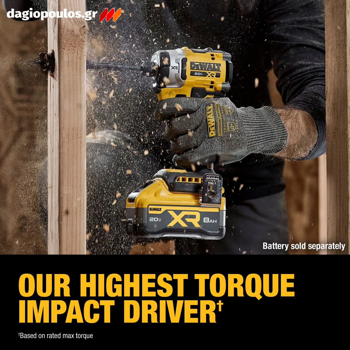 DeWalt DCF860NT-XJ Brushless Παλμικό Κατσαβίδι Μπαταρίας 18V Li-Ion 1/4" SOLO Με Βαλίτσα T-STAK