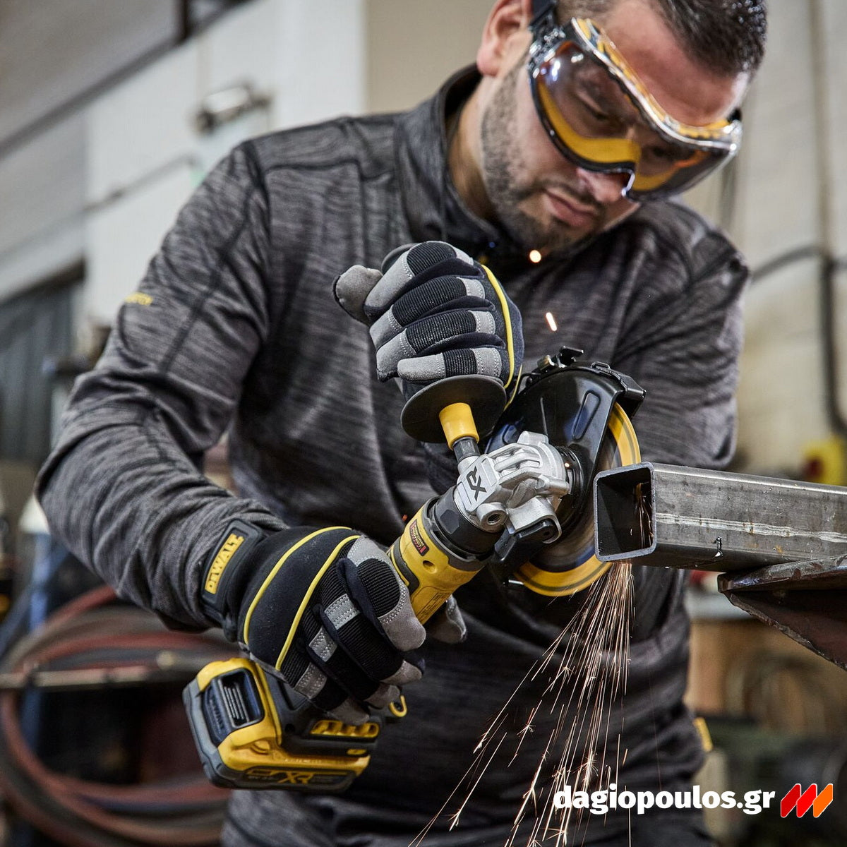 DeWalt DCG404S2T-QW Brushless Γωνιακός Τρόχος Μπαταρίας 125mm 18V Li-Ion Με 2 Μπαταρ.3.5Ah - Βαλίτσα T-STAK