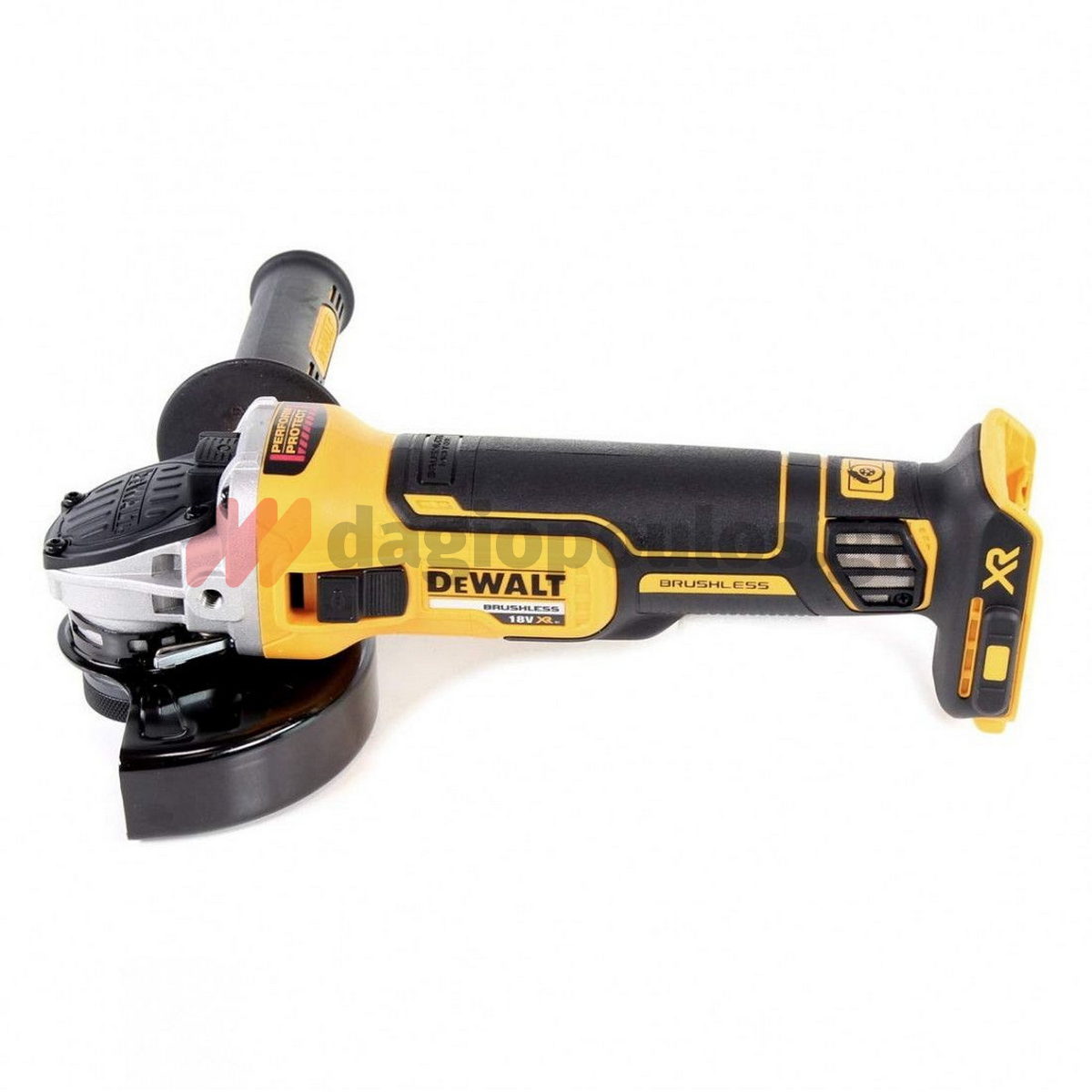 DeWalt DCG405N-XJ Brushless Γωνιακός Τροχός Μπαταρίας 18V Li-Ion XR 125mm SOLO + ΔΩΡΟ 40 Δίσκοι DT3507 125mm