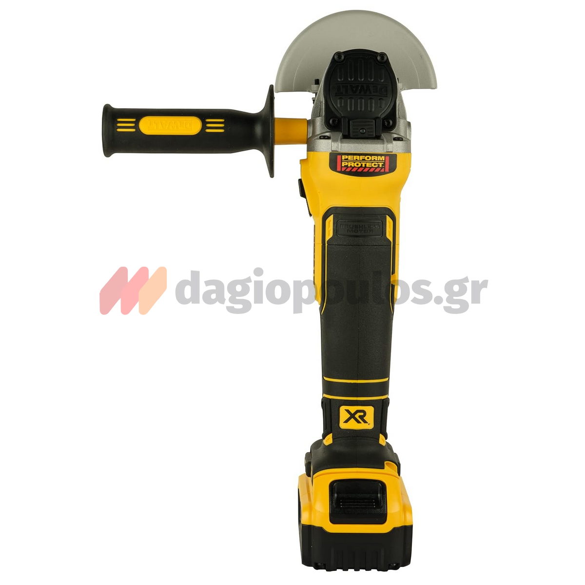 DeWalt DCG405P2-QW Brushless Γωνιακός Τροχός Μπαταρίας 18V Li-Ion 125mm Με 2 Μπατ.5.0Ah XR - Φορτιστή - Βαλίτσα T-Stak + ΔΩΡΟ 40 Δίσκοι DT3507 125mm