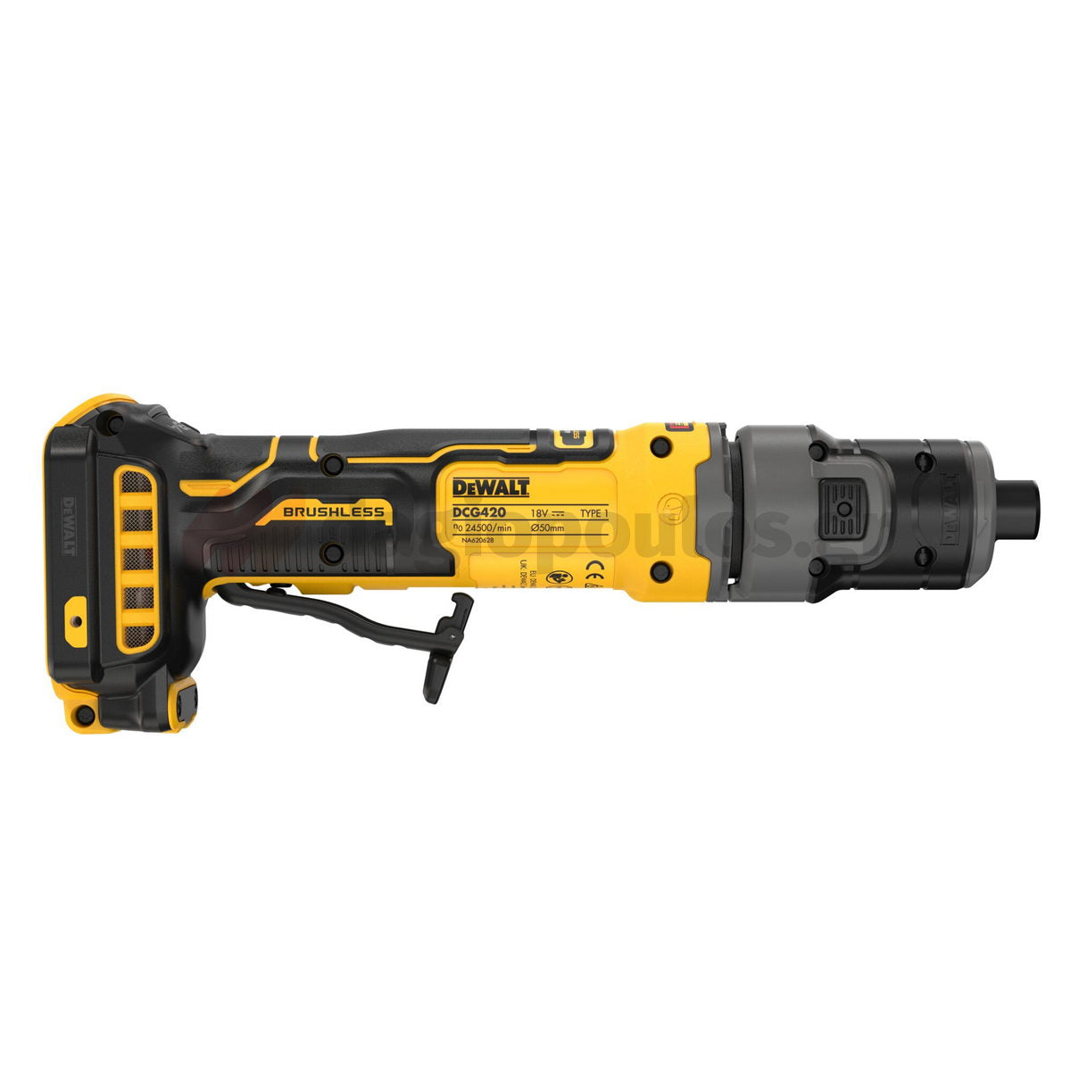 DeWalt DCG420N-XJ Brushless Ευθύς Λειαντήρας Μπαταρίας 18V Li-Ion SOLO