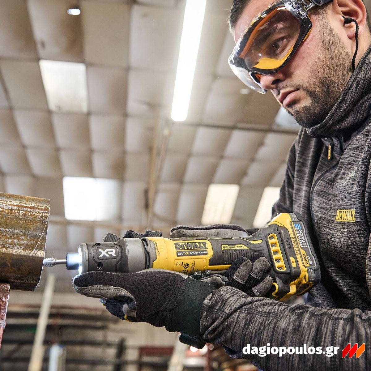 DeWalt DCG420N-XJ Brushless Ευθύς Λειαντήρας Μπαταρίας 18V Li-Ion SOLO