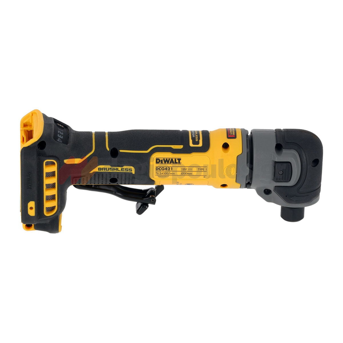 DeWalt DCG421N-XJ Brushless Ευθύς Λειαντήρας Μπαταρίας 18V Li-Ion XR SOLO