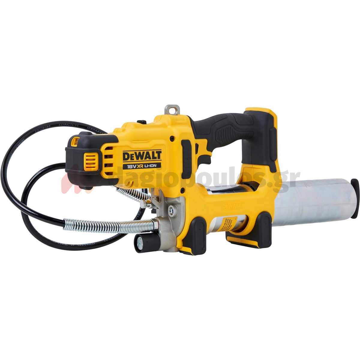 DeWalt DCGG581P1G-QW Επαγγελματικός Γρασαδόρος Μπαταρίας 18V Li-Ion Με Μπαταρία 5.0 Ah - Τσάντα Μεταφοράς