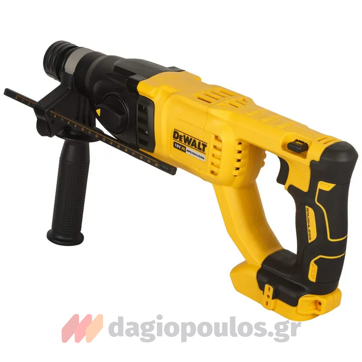 DeWalt DCH133NT-XJ Brushless Πνευματικό Περιστροφικό Πιστολέτο Μπαταρίας 18V Li-Ion 2.6J 2.3Kgr SOLO Με Βαλίτσα T-Stak