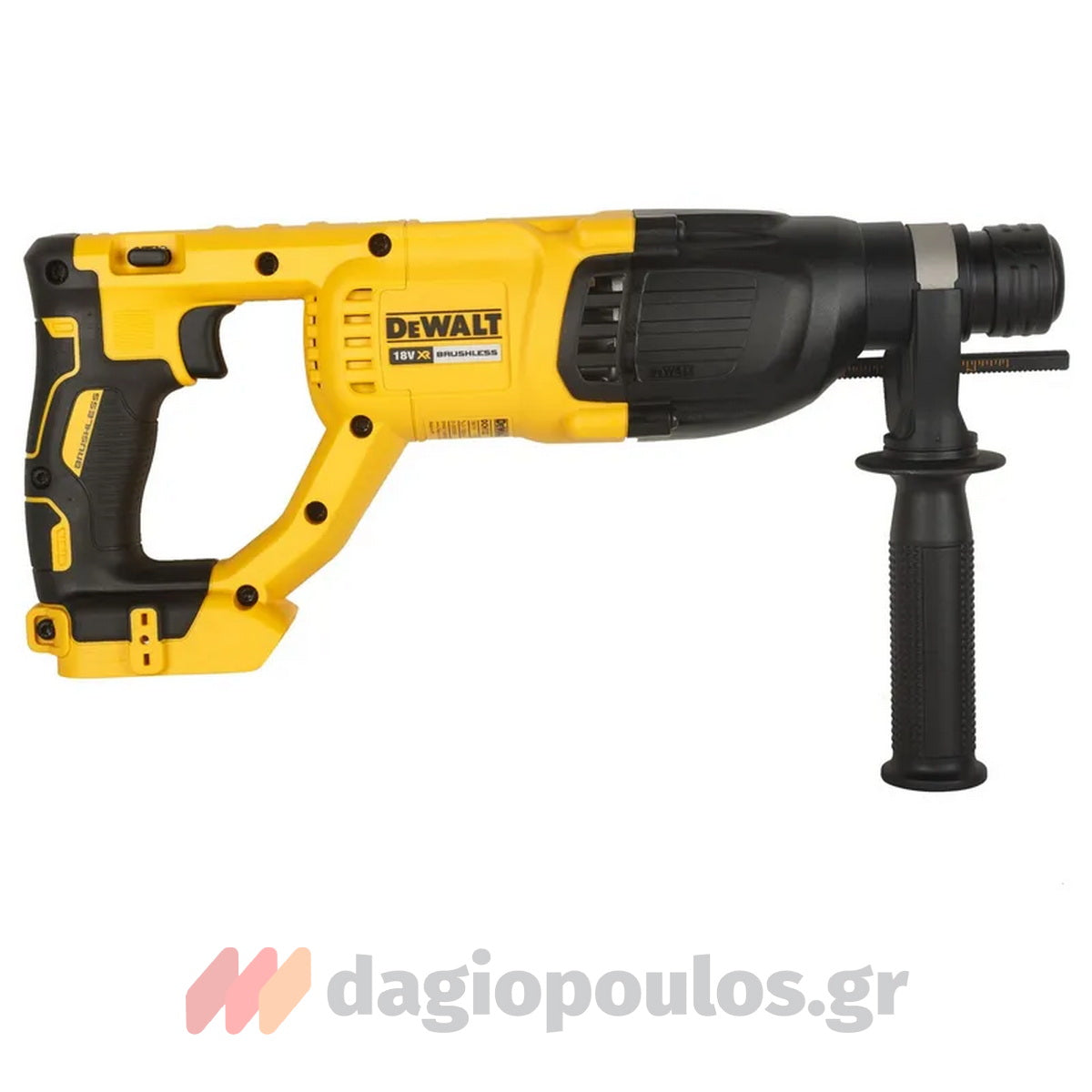 DeWalt DCH133NT-XJ Brushless Πνευματικό Περιστροφικό Πιστολέτο Μπαταρίας 18V Li-Ion 2.6J 2.3Kgr SOLO Με Βαλίτσα T-Stak