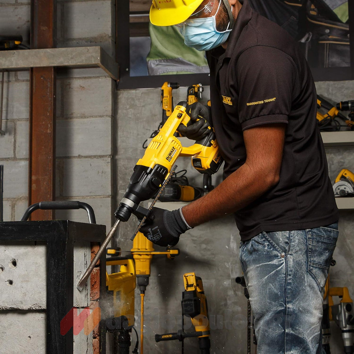 DeWalt DCH133NT-XJ Brushless Πνευματικό Περιστροφικό Πιστολέτο Μπαταρίας 18V Li-Ion 2.6J 2.3Kgr SOLO Με Βαλίτσα T-Stak