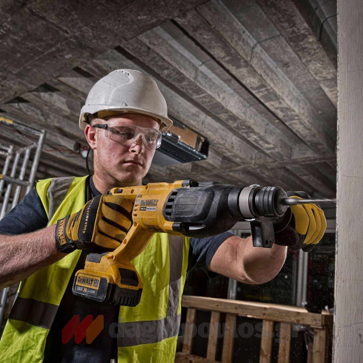 DeWalt DCH133NT-XJ Brushless Πνευματικό Περιστροφικό Πιστολέτο Μπαταρίας 18V Li-Ion 2.6J 2.3Kgr SOLO Με Βαλίτσα T-Stak