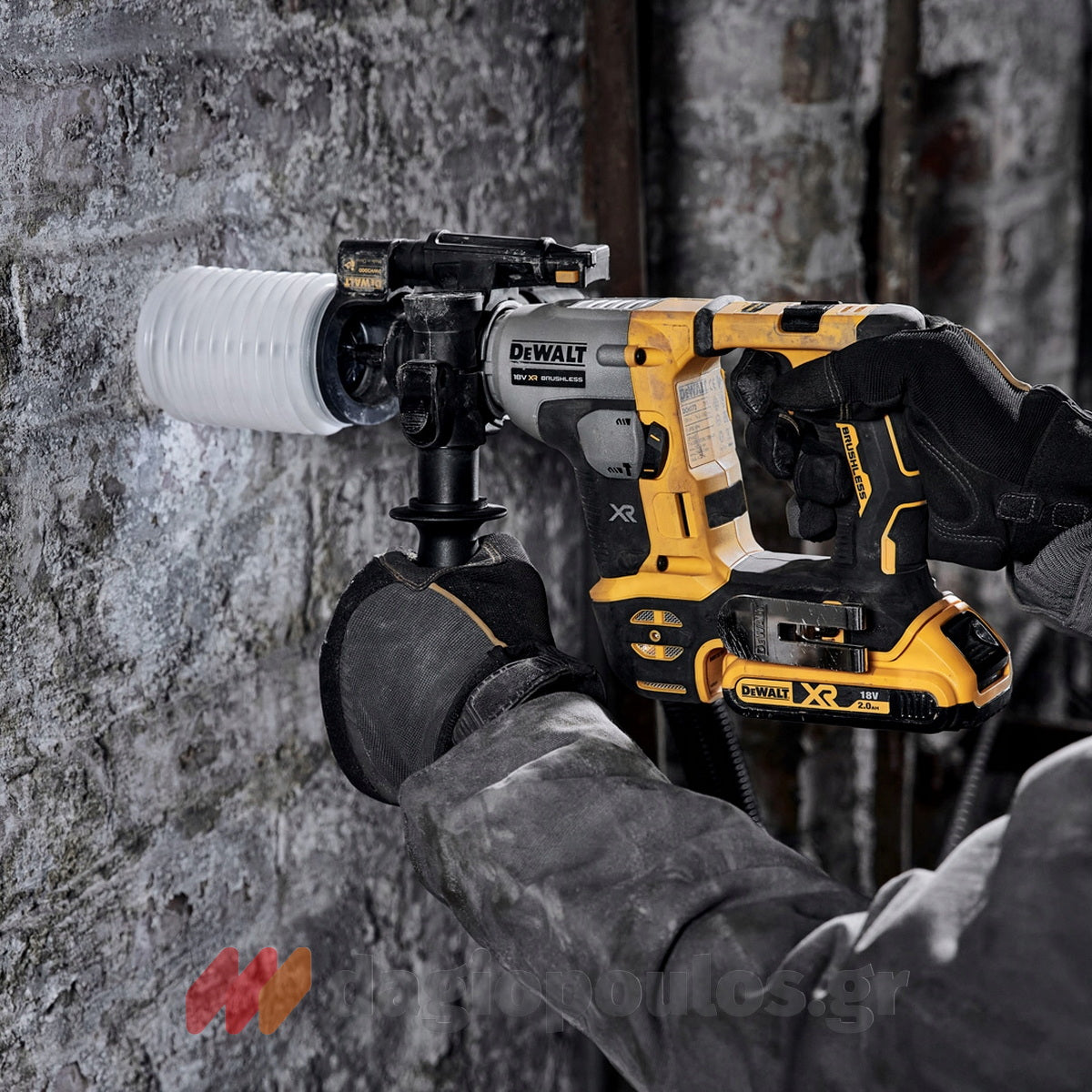 DeWalt DCH172NT-XJ SDS Plus Brushless Πνευματικό Περιστροφικό Σκαπτικό Πιστολέτο 18V Li-Ion 1.4J 1.8kgr SOLO Με Βαλίτσα T-Stak