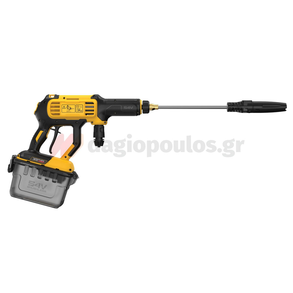 DeWalt DCMPW1000N-XJ Brushless Πλυστικό Υψηλής Πίεσης Μπαταρίας 54V Li-Ion SOLO