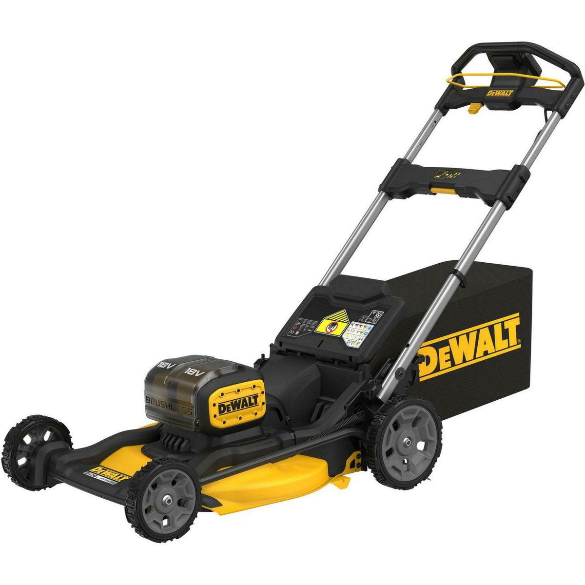 DeWalt DCMWP134W2-QW FLEXVOLT Χλοοκοπτική Μηχανή Γκαζόν Μπαταρίας 2x18V Li-Ion XR 2 Μπατ.8.0Ah - Φορτιστής