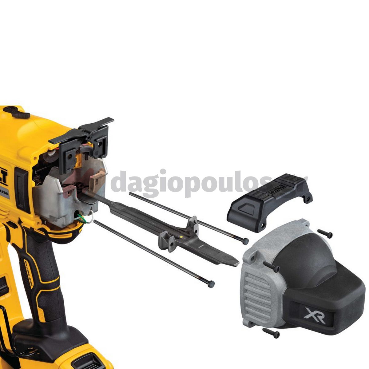 DeWalt DCN890P2-QW Brushless Καρφωτικό Μπετού Μπαταρίας 18V Li-Ion Με 2 Μπαταρίες 5.0Ah & Βαλίτσα