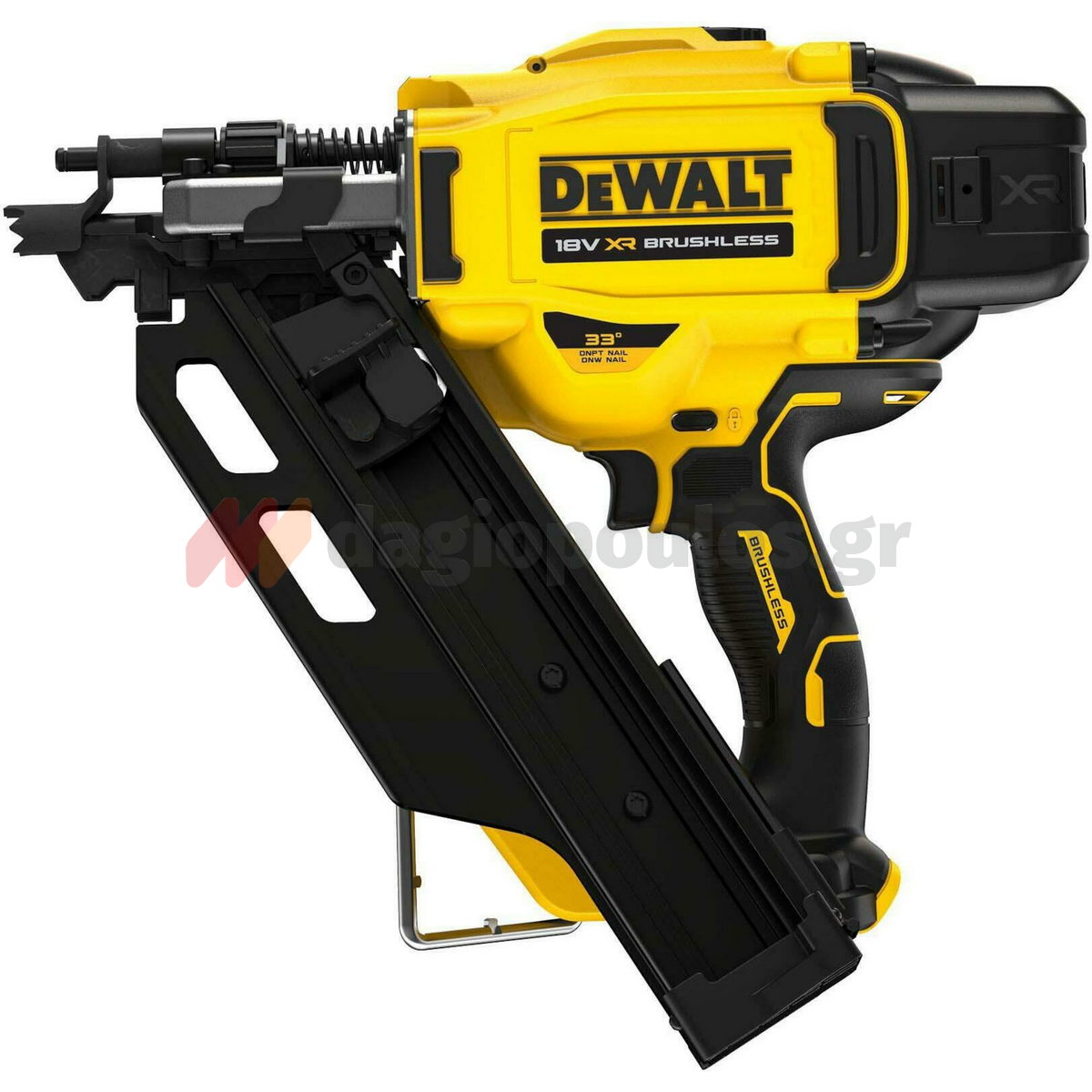 DeWalt DCN930N-XJ Brushless Καρφωτικό Χειρός Μπαταρίας 33° 90mm 18V Li-Ion SOLO