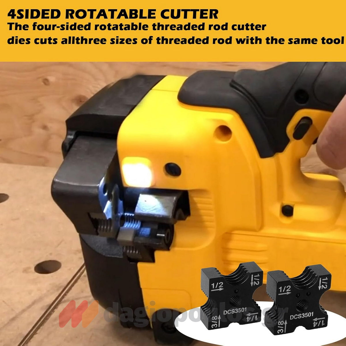 DeWalt DCS350N-XJ Κόφτης Nτιζών Μπαταρίας M6-M12 18V Li-Ion SOLO