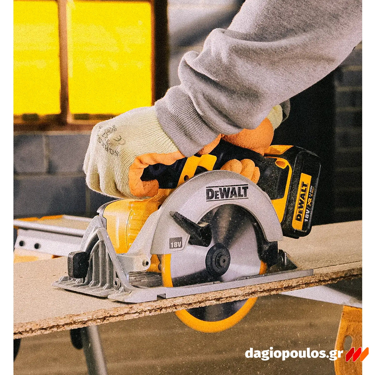 DeWalt DCS391N-XJ Brushless Δισκοπρίονο Μπαταρίας Χειρός 18V Li-Ion 165mm SOLO