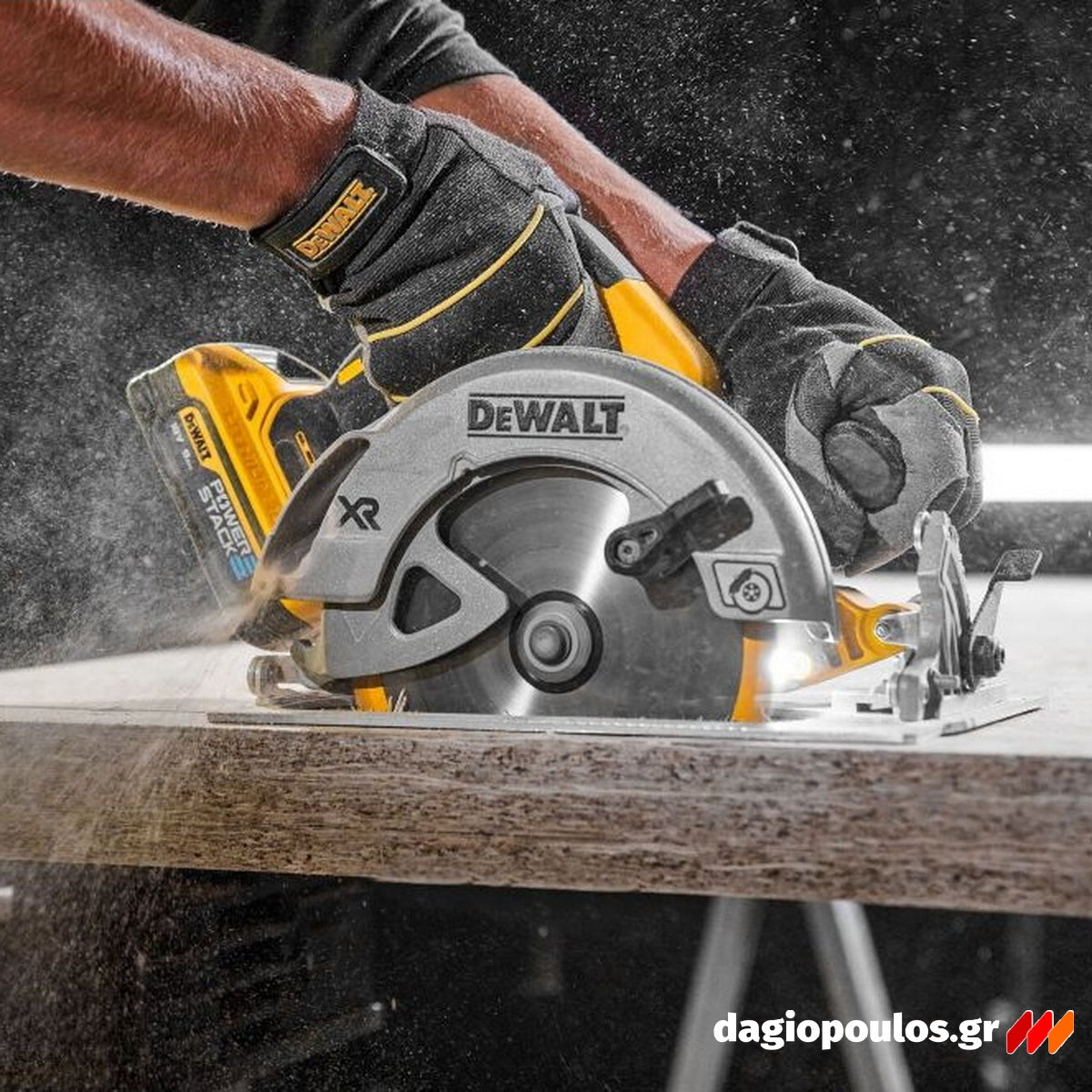 DeWalt DCS570P2-QW 18V XR Brushless Δισκοπρίονο Μπαταρίας 18V Li-Ion 184mm Με 2 Μπατ.5.0Ah Βαλίτσα T-STAK