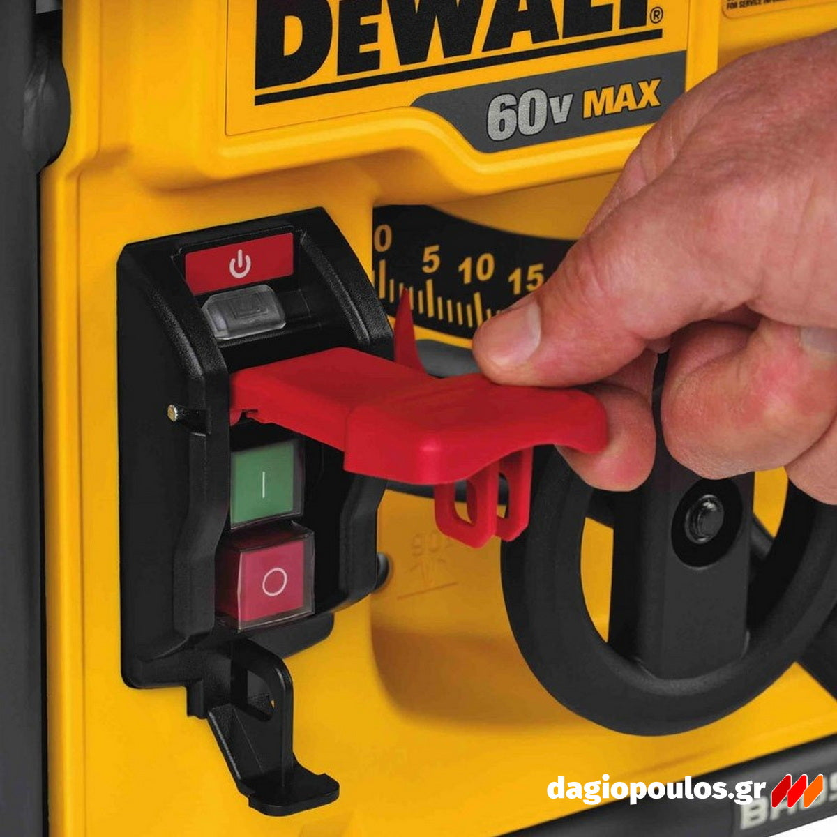 DeWalt DCS7485T2-QW Brushless Δισκοπρίονο Πάγκου Μπαταρίας 54V Flexvolt 210mm Με 2 Μπατ.6.0Ah