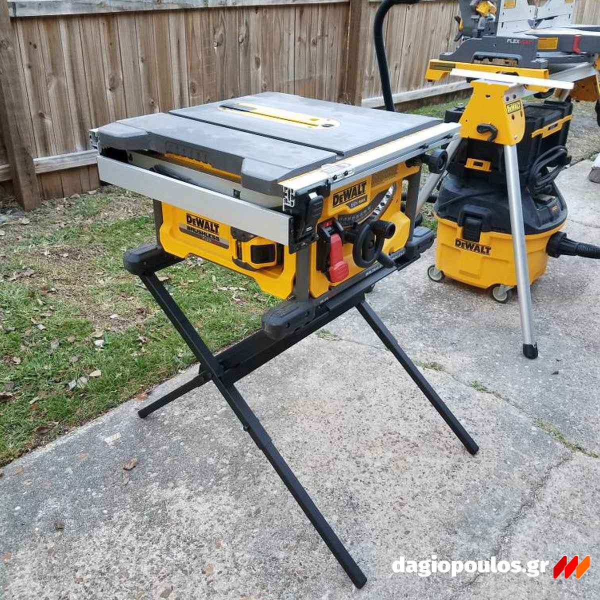 DeWalt DCS7485T2-QW Brushless Δισκοπρίονο Πάγκου Μπαταρίας 54V Flexvolt 210mm Με 2 Μπατ.6.0Ah