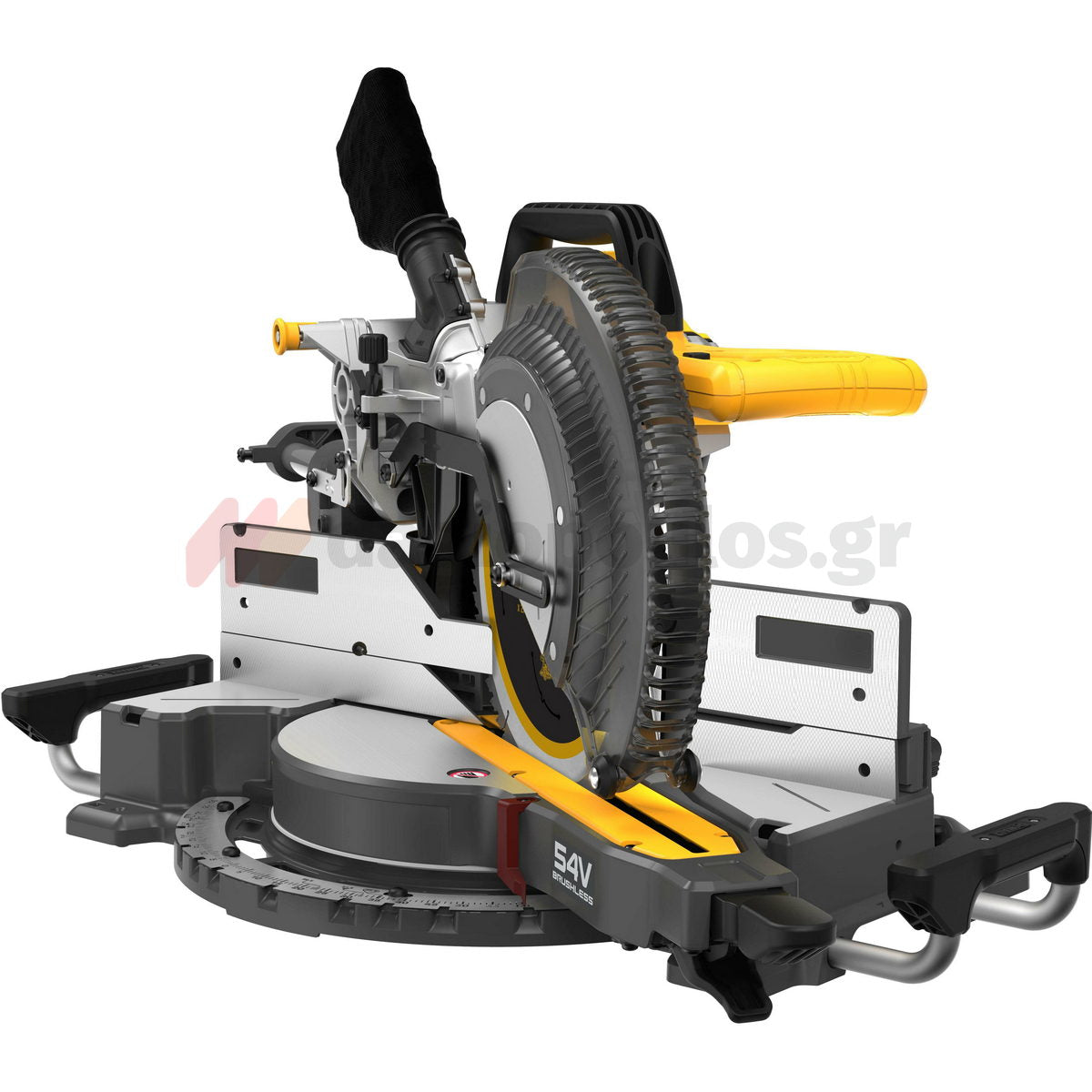 DeWalt DCS781N-XJ Brushless Φαλτσοπρίονο Πάγκου Συρόμενο (Radial) Μπαταρίας 54V XR FLEXVOLT 305mm SOLO