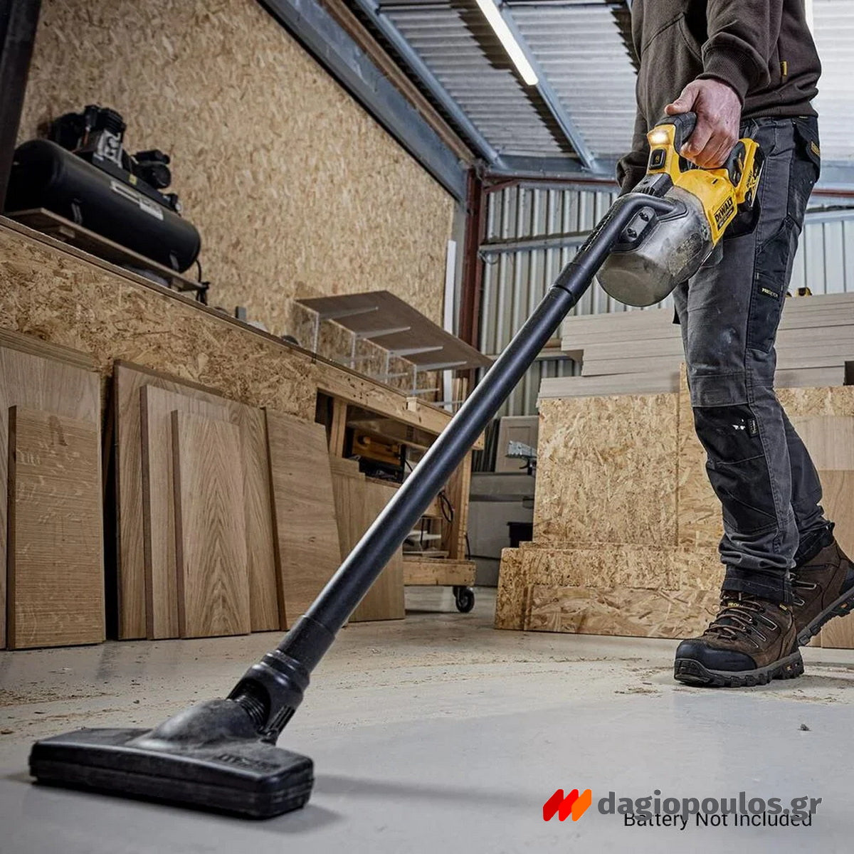 DeWalt DCV501LN-XJ Σκούπα Μπαταρίας Στερεών 18V Li-Ion SOLO