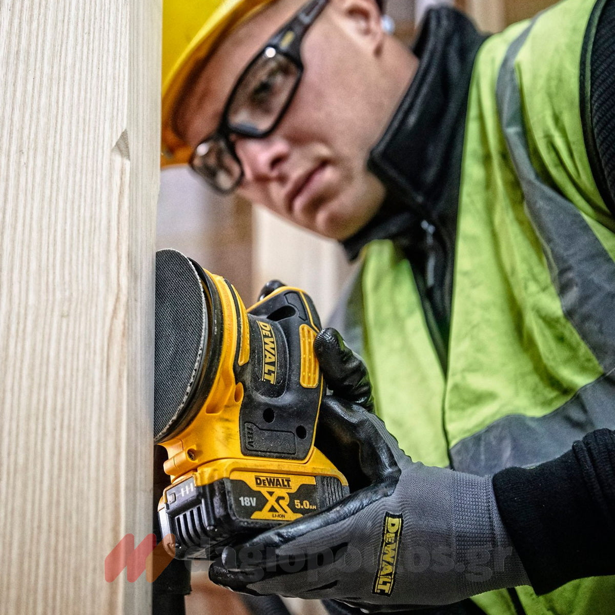 DeWalt DCW210NT-XJ Brushless Έκκεντρο Περιστροφικό Τριβείο Μπαταρίας 18V Li-Ion 125mm SOLO & Βαλίτσα T-Stak