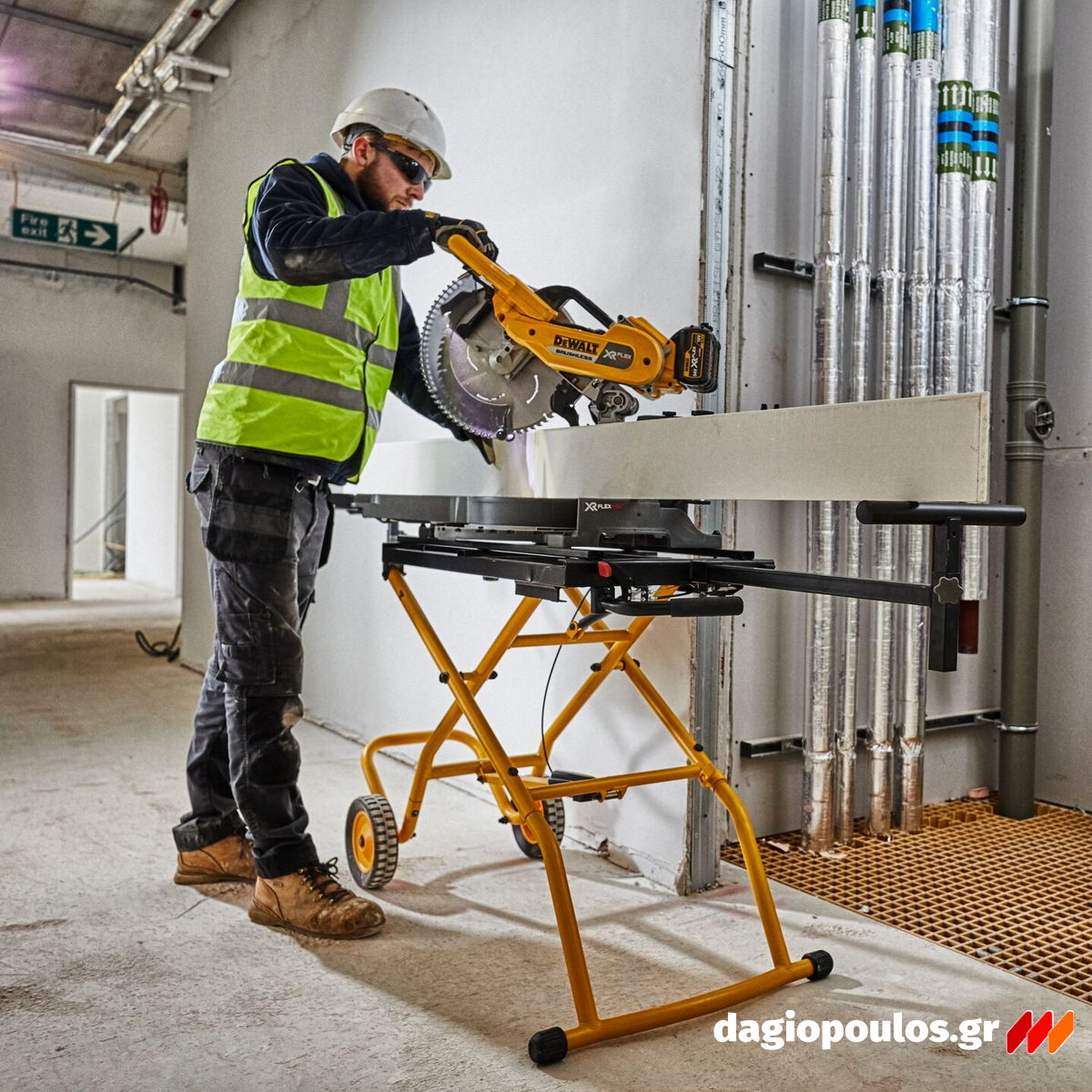 DeWalt DE7260-XJ Πάγκος Εργασίας Φαλτσοπρίονου Με Ρόδες