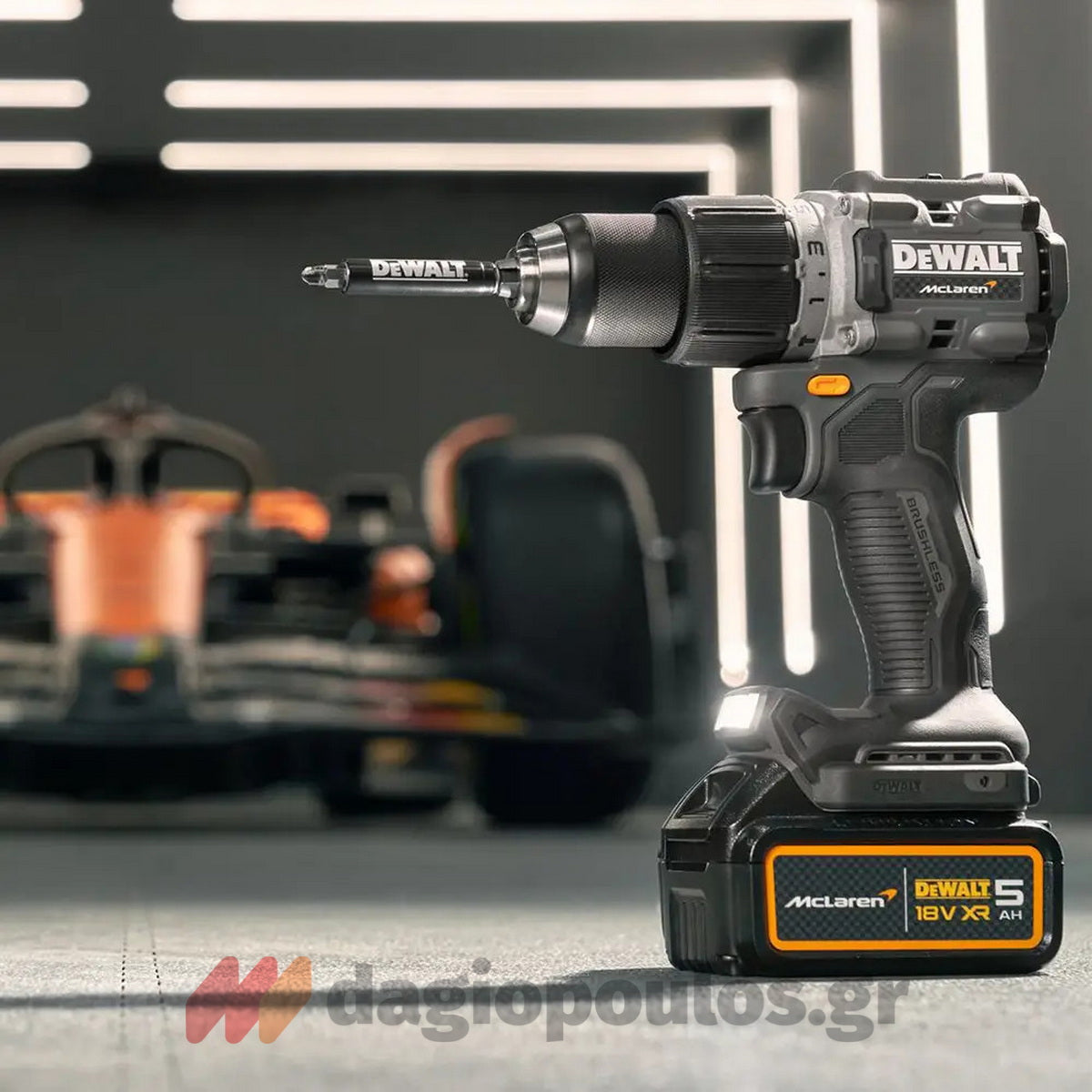 DeWalt McLaren DCD85MP2T-QW Brushless Κρουστικό Δραπανοκατσάβιδο Μπαταρίας 18V Li-Ion Με 2 Μπατ.5.0Ah - Φορτιστή - Βαλίτσα T-Stak ΣΥΛΛΕΚΤΙΚΟ