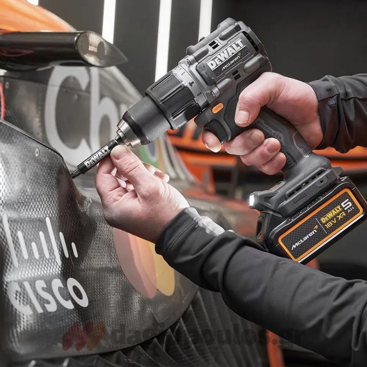 DeWalt McLaren DCD85MP2T-QW Brushless Κρουστικό Δραπανοκατσάβιδο Μπαταρίας 18V Li-Ion Με 2 Μπατ.5.0Ah - Φορτιστή - Βαλίτσα T-Stak ΣΥΛΛΕΚΤΙΚΟ