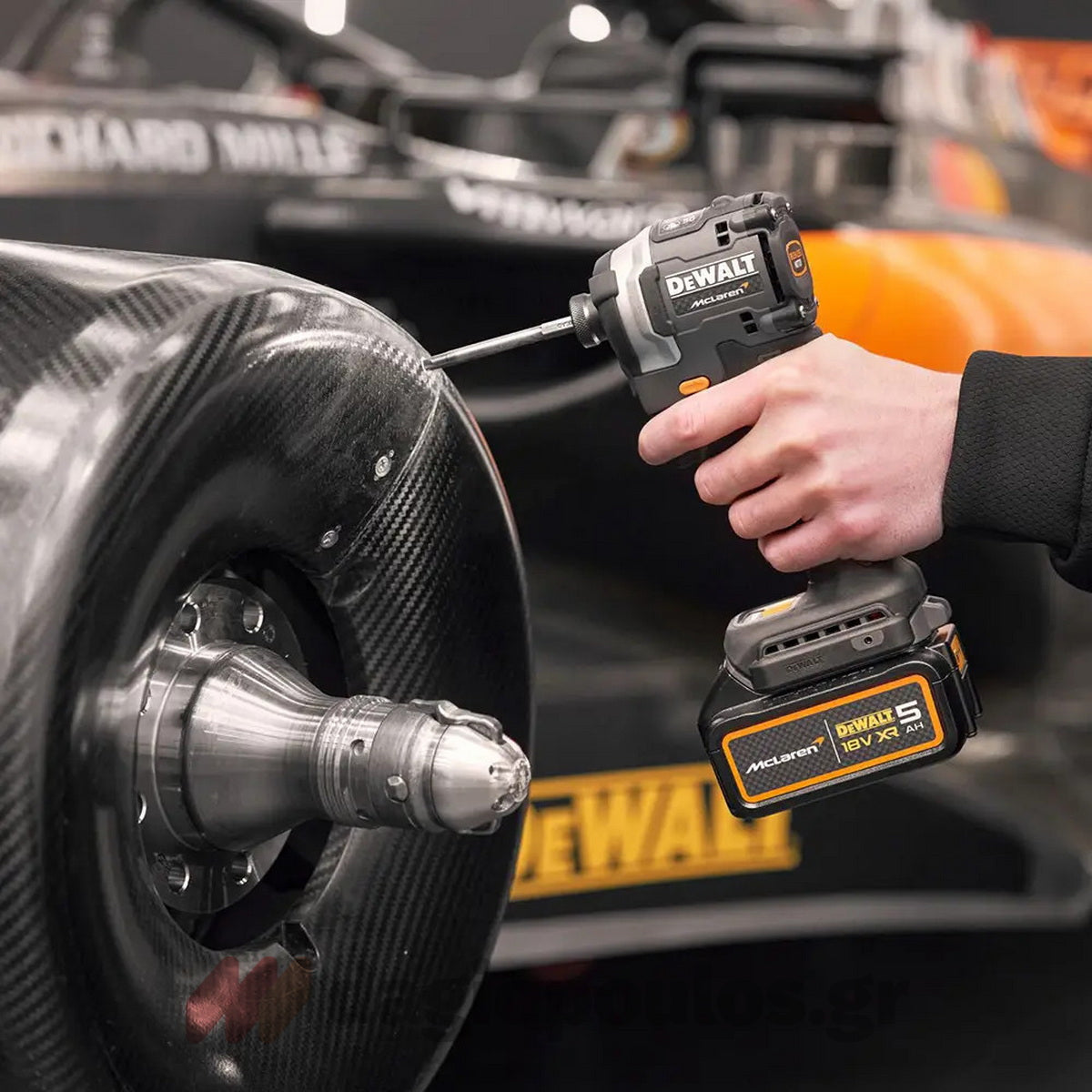 Dewalt Mclaren DCK200MM2T-QW Σετ Brushless Κρουστικό Δραπανοκατσάβιδο & Παλμικό Κατσαβίδι 18V Li-Ion Με 2 Μπατ.4.0Ah - Βαλίτσα T-Stak