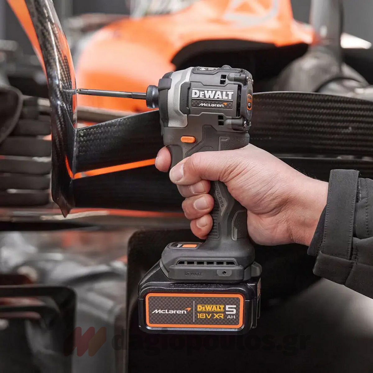 DeWalt McLaren DCF85MP2T-QW Brushless Παλμικό Κατσαβίδι Μπαταρίας 18V Li-Ion Με 2 Μπαταρίες 5.0Ah & Βαλίτσα ΣΥΛΛΕΚΤΙΚΟ