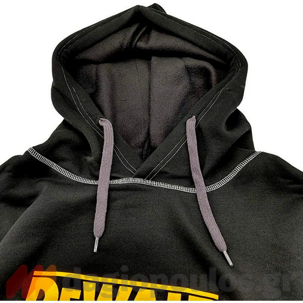 DeWalt DWC47-001 Hoodie Φούτερ Εργασίας Mε Κουκούλα Μαύρο