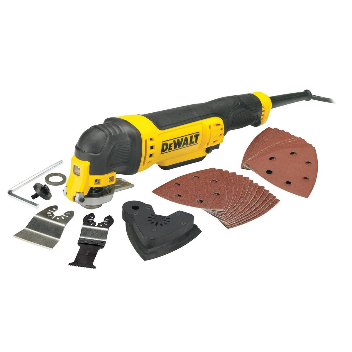DeWalt DWE315-QS Ηλεκτρικό Πολυεργαλείο 300W Με Εξαρτήματα