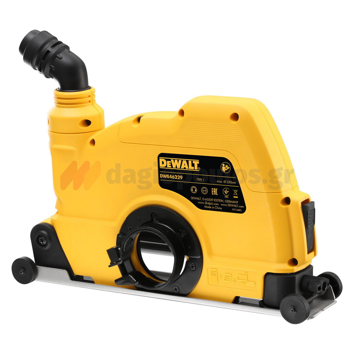 DeWalt DWE46229-XJ Προστατευτικό Κοπής Σκυροδέματος Για Γωνιακούς Τροχούς 230mm