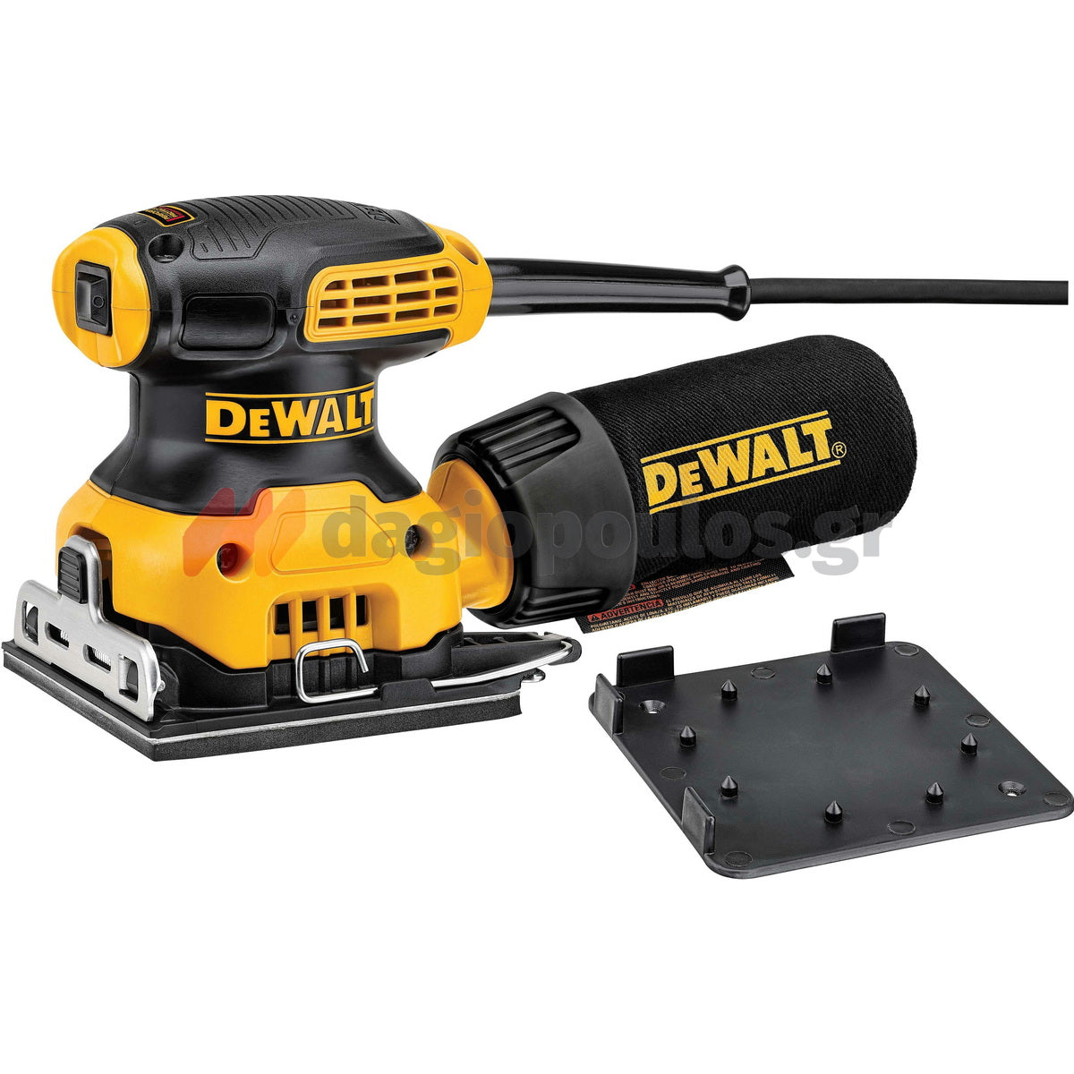 DeWalt DWE6411-QS Επαγγελματικό Ηλεκτρικό Παλμικό Τριβείο Χούφτας 230W